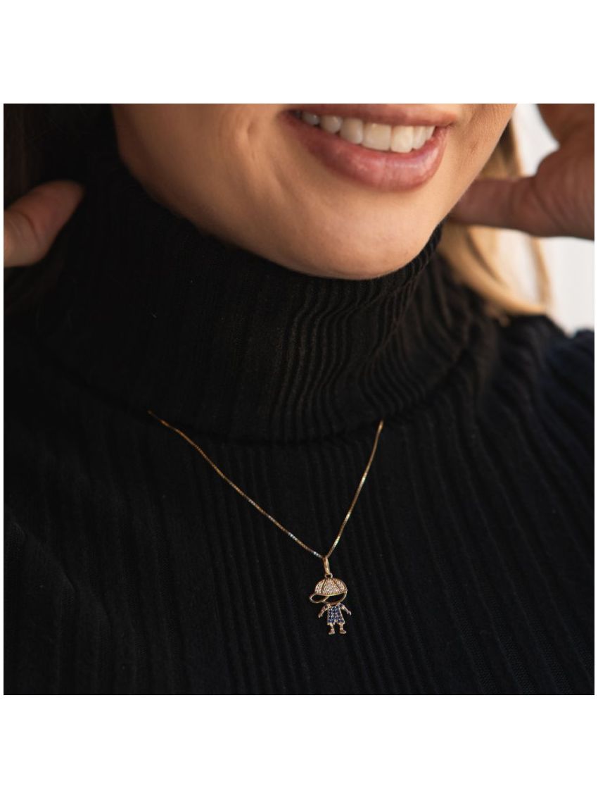 Pingente de Ouro 18k Menino
