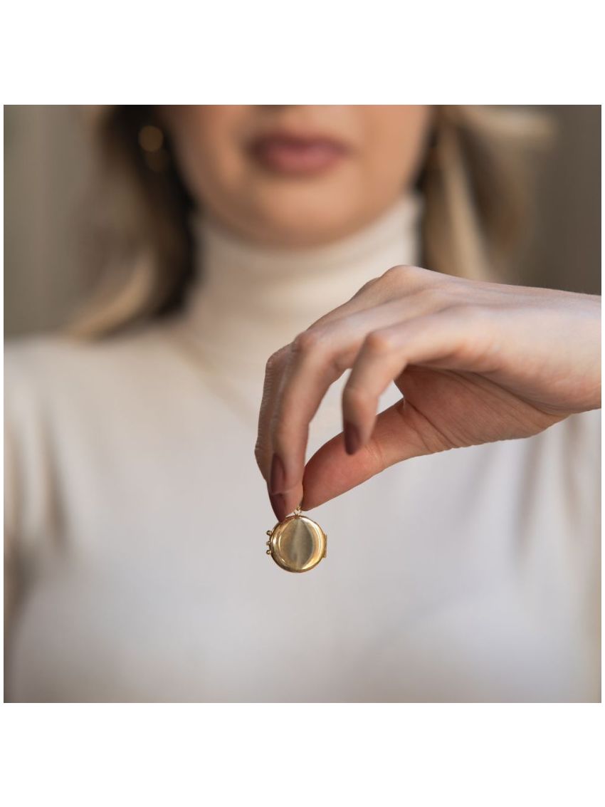 Pingente de Ouro 18k Relicário