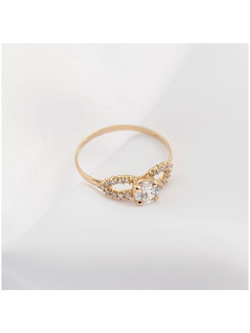 Anel de Ouro 18k Solitário