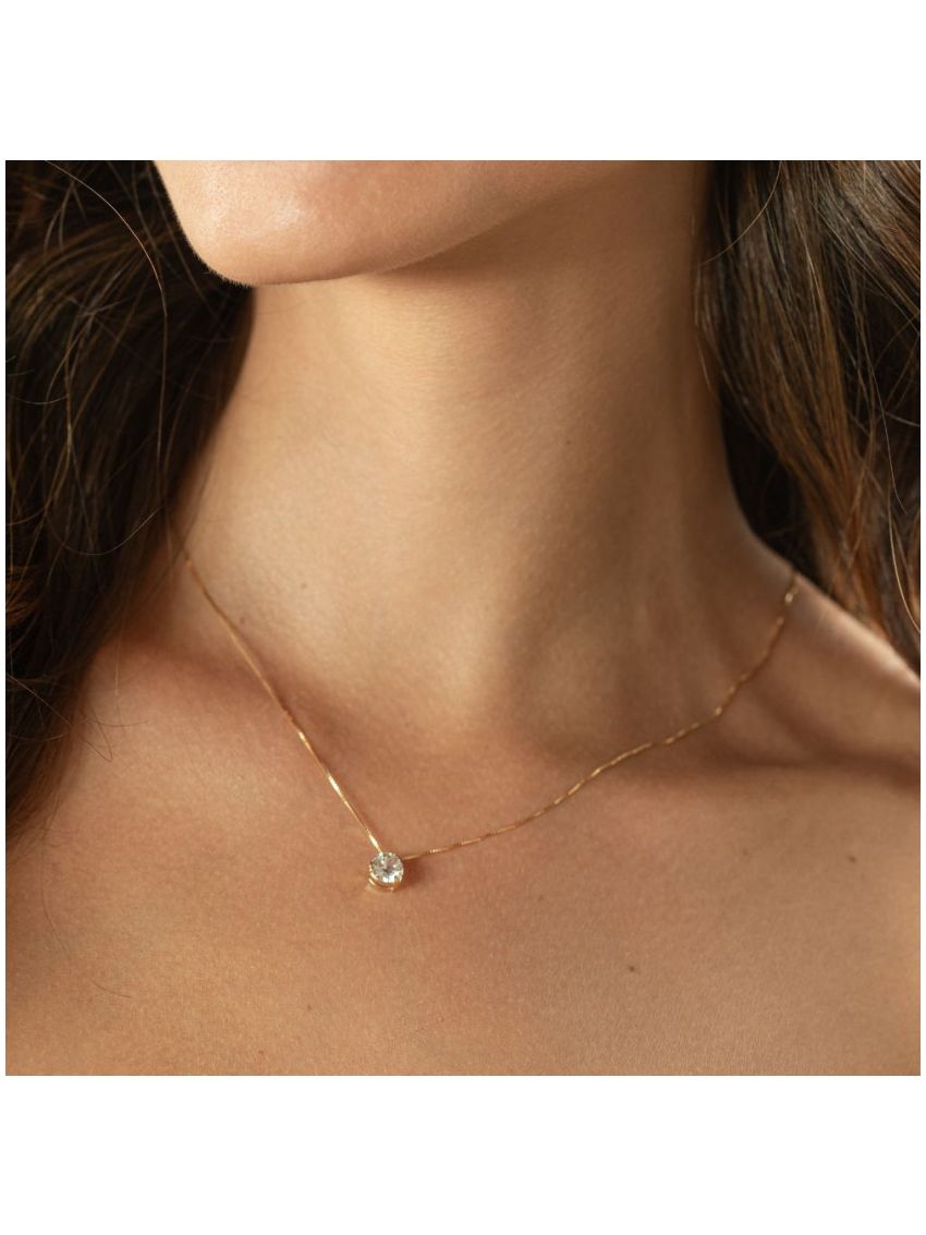 Corrente de Ouro 18k com Ponto de Luz