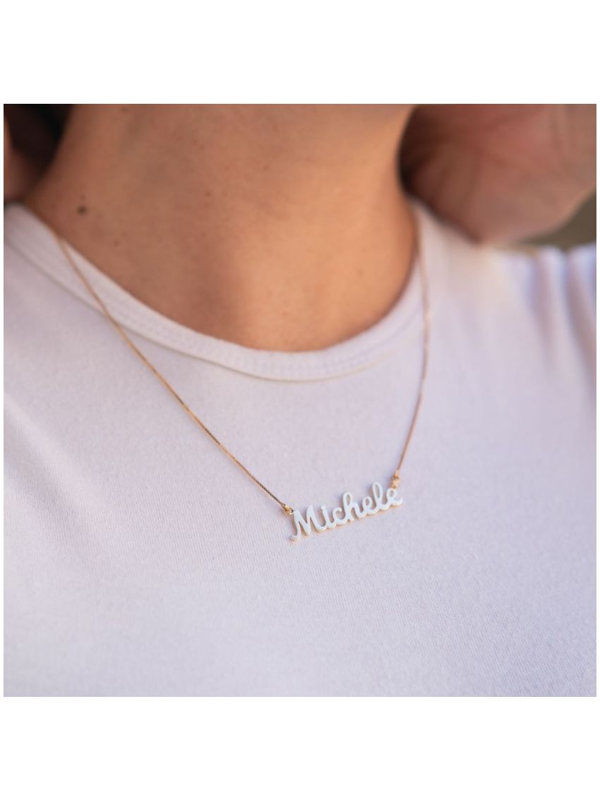Corrente de Ouro 18k com Nome