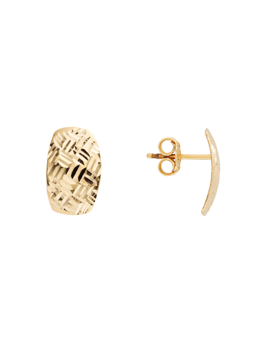 Brinco de Ouro 18k Bordado 