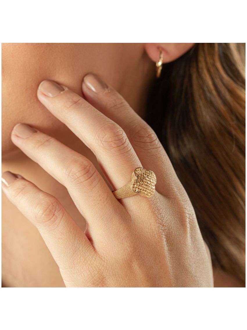 Anel de Ouro 18k Feminino