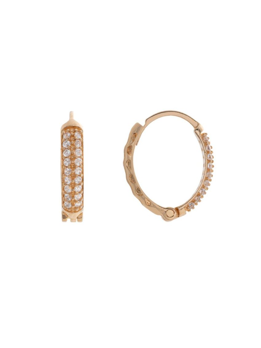 Brinco Feminino de Ouro 18k Argola Pequeno