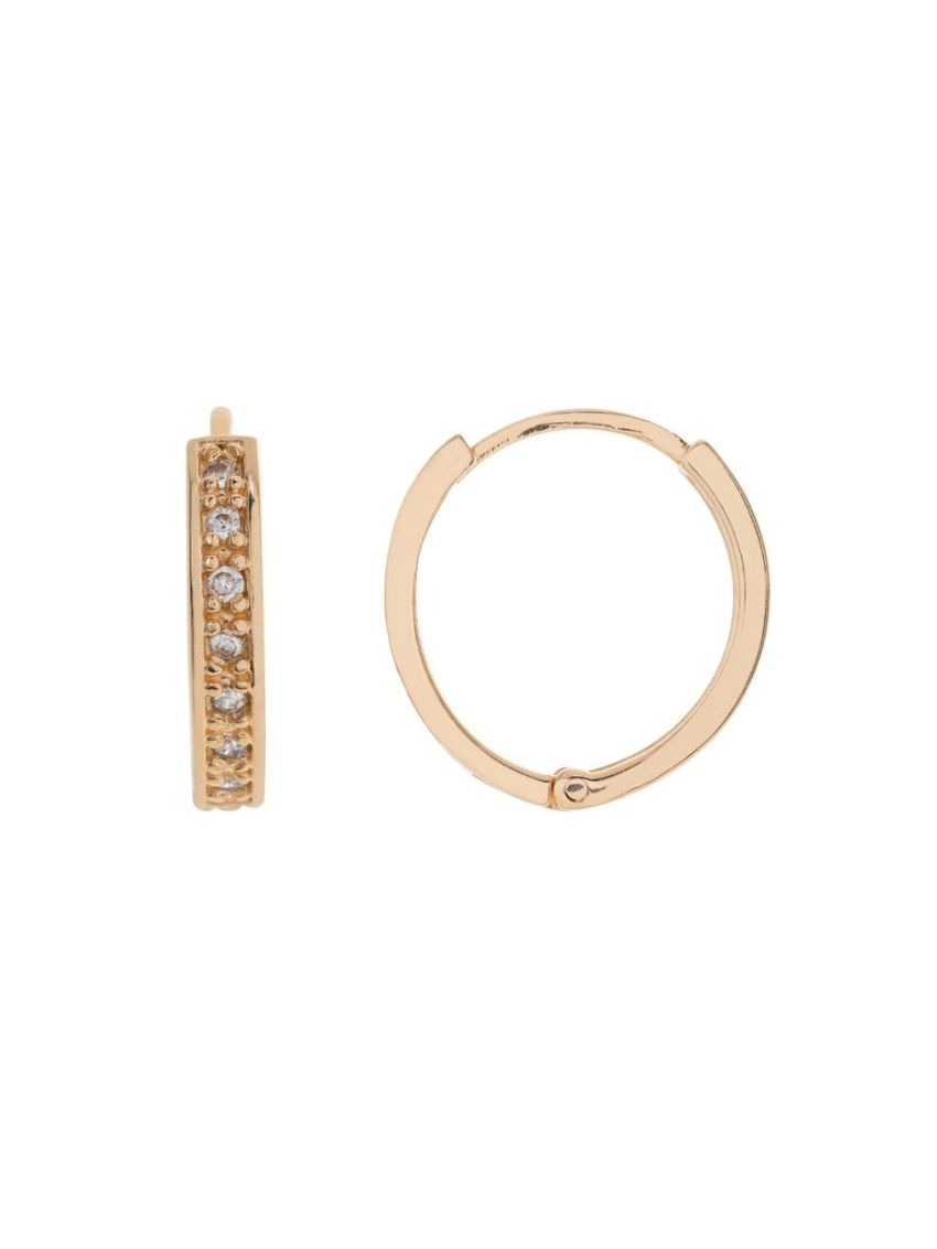 Brinco Feminino de Ouro 18k Argola