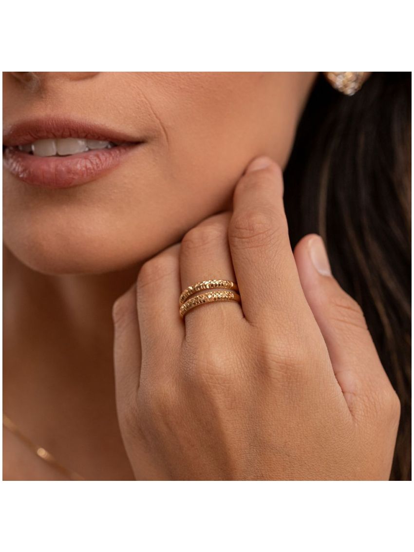 Par de Aparador Feminino de Ouro 18k Forrado