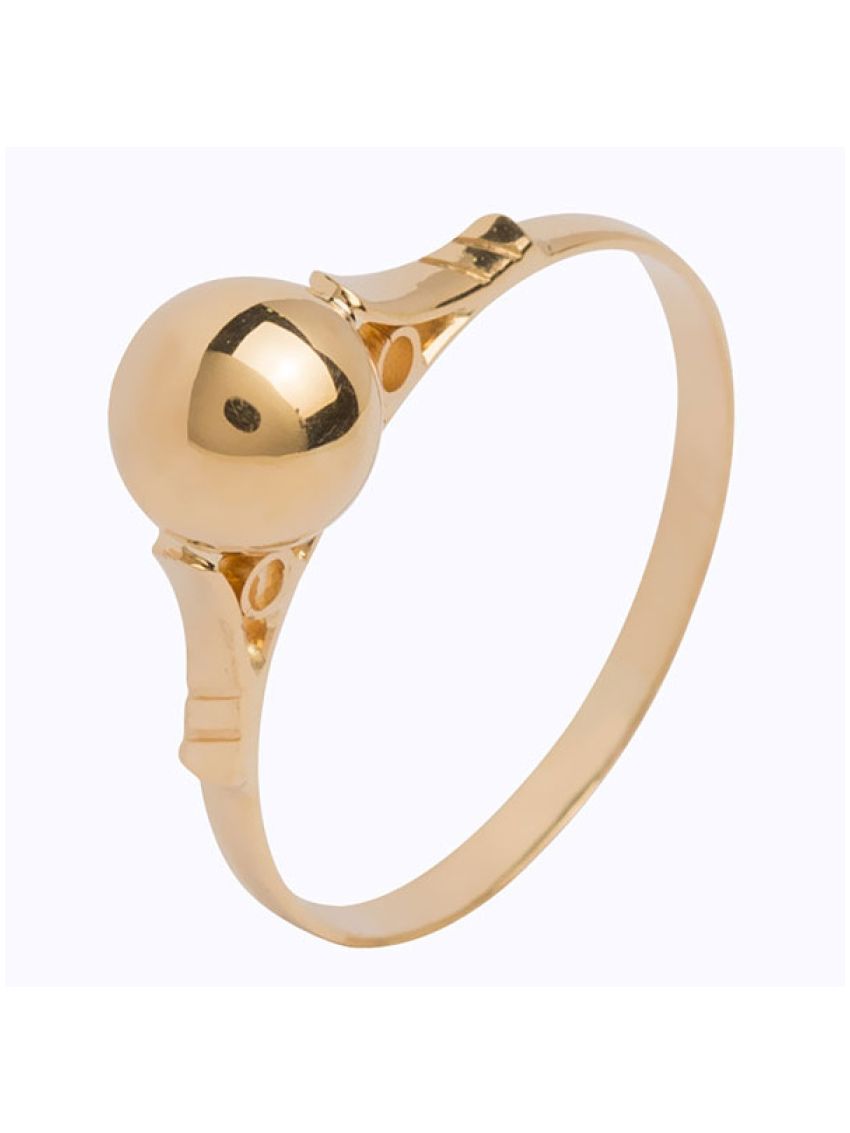 Anel de Ouro 18k Feminino Balle