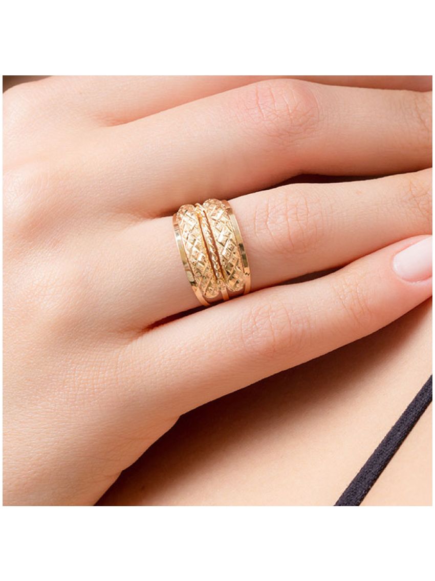 Anel de Ouro 18k Feminino Encanto