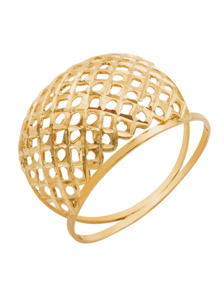 Anel de Ouro 18k Feminino Schermo