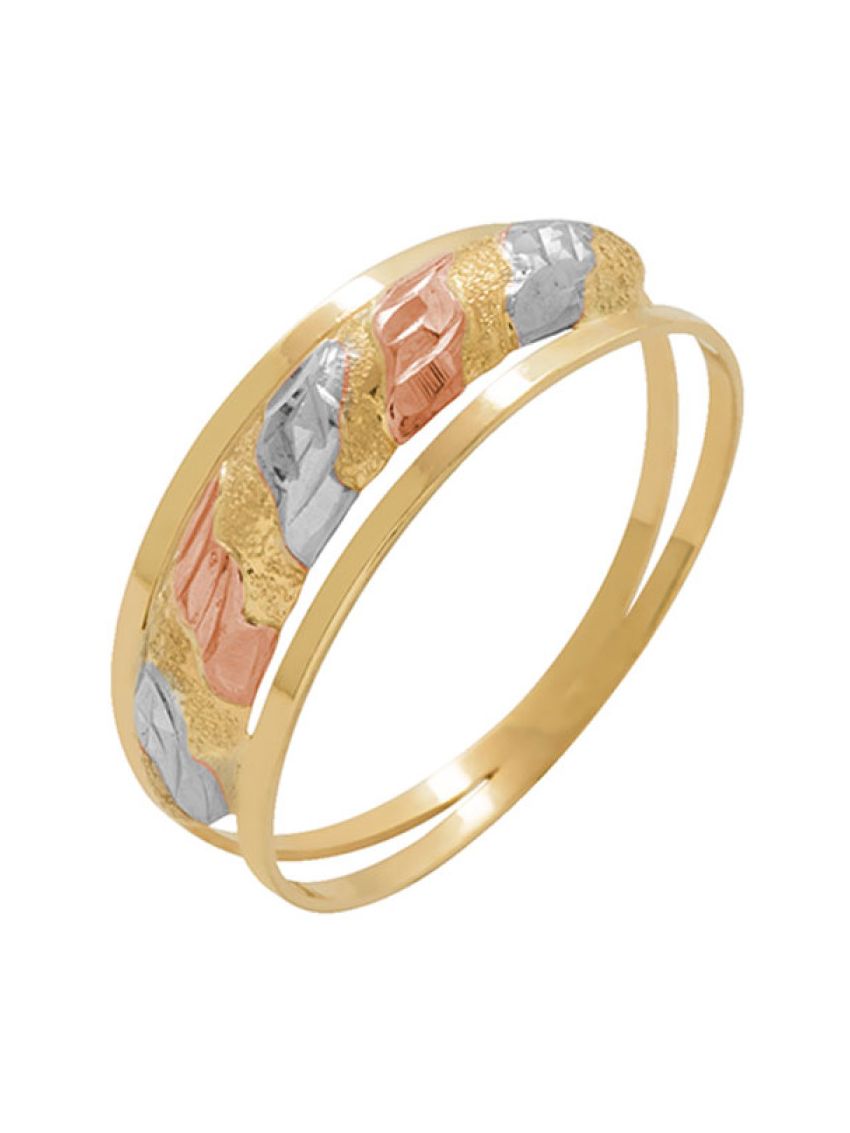 Anel de Ouro 18k Tre Bellezze