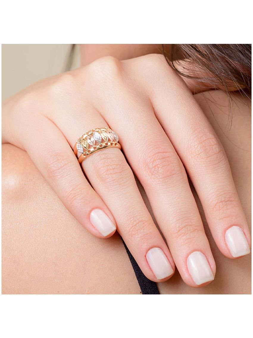 Anel de Ouro 18k Feminino Passione
