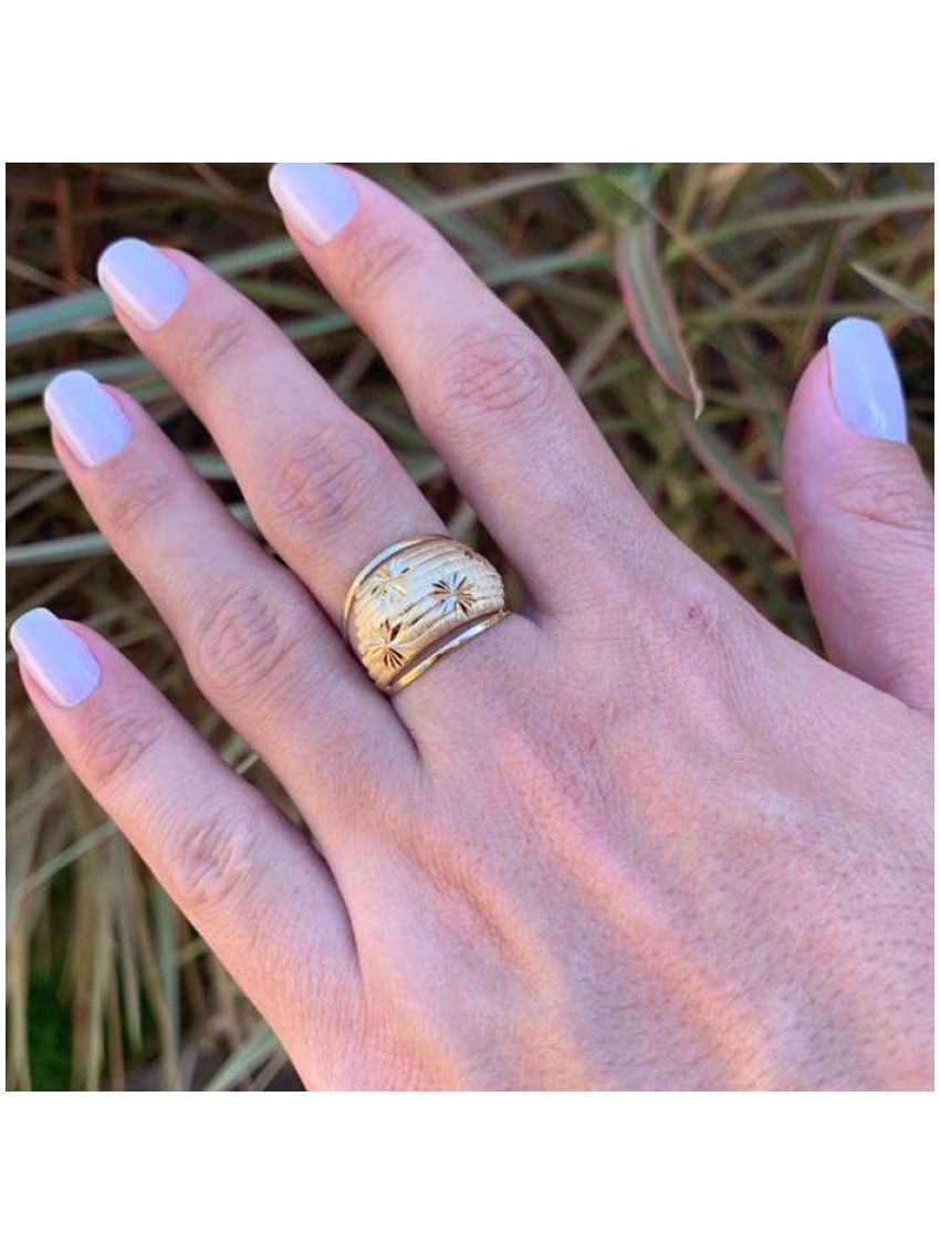 Anel de Ouro 18k Feminino 