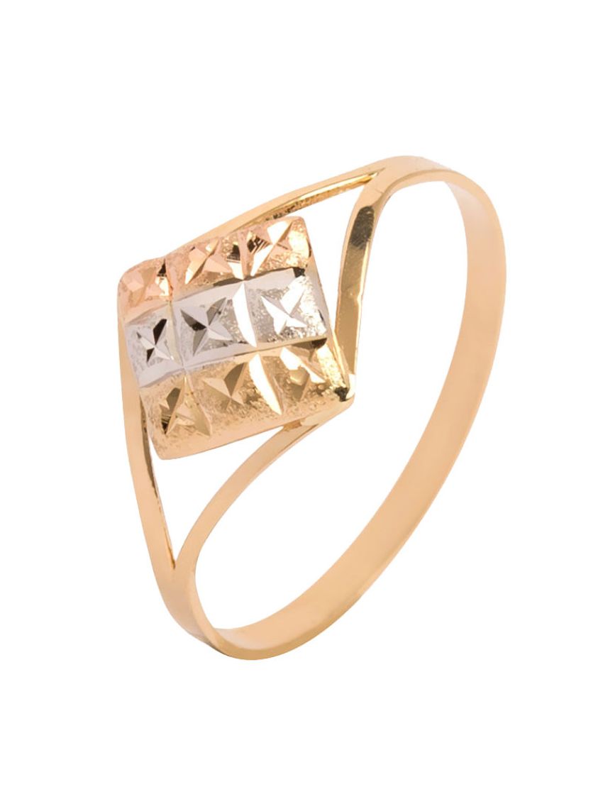 Anel de Ouro 18k Hexagone