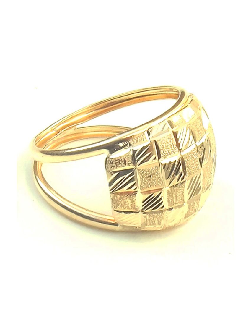 Anel em Ouro Feminino 18k Abaulada King