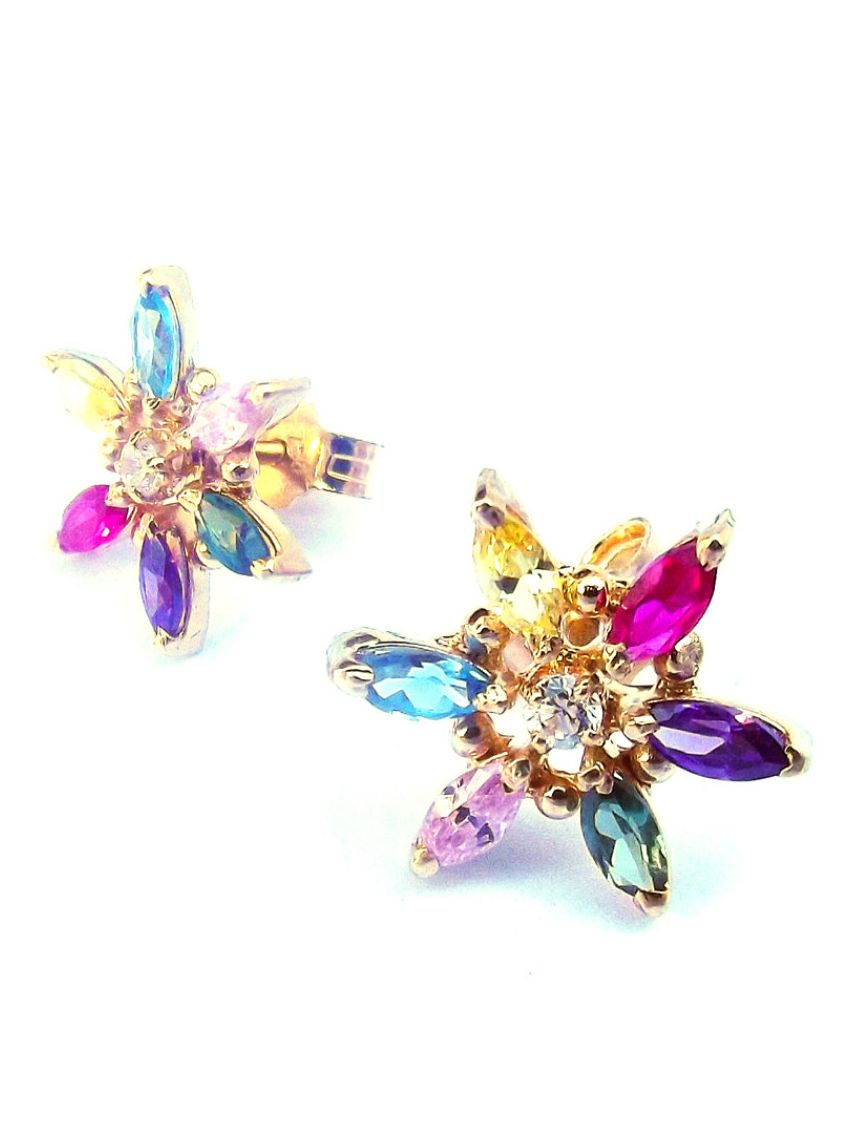 Brinco de Ouro Flor Margaridinha