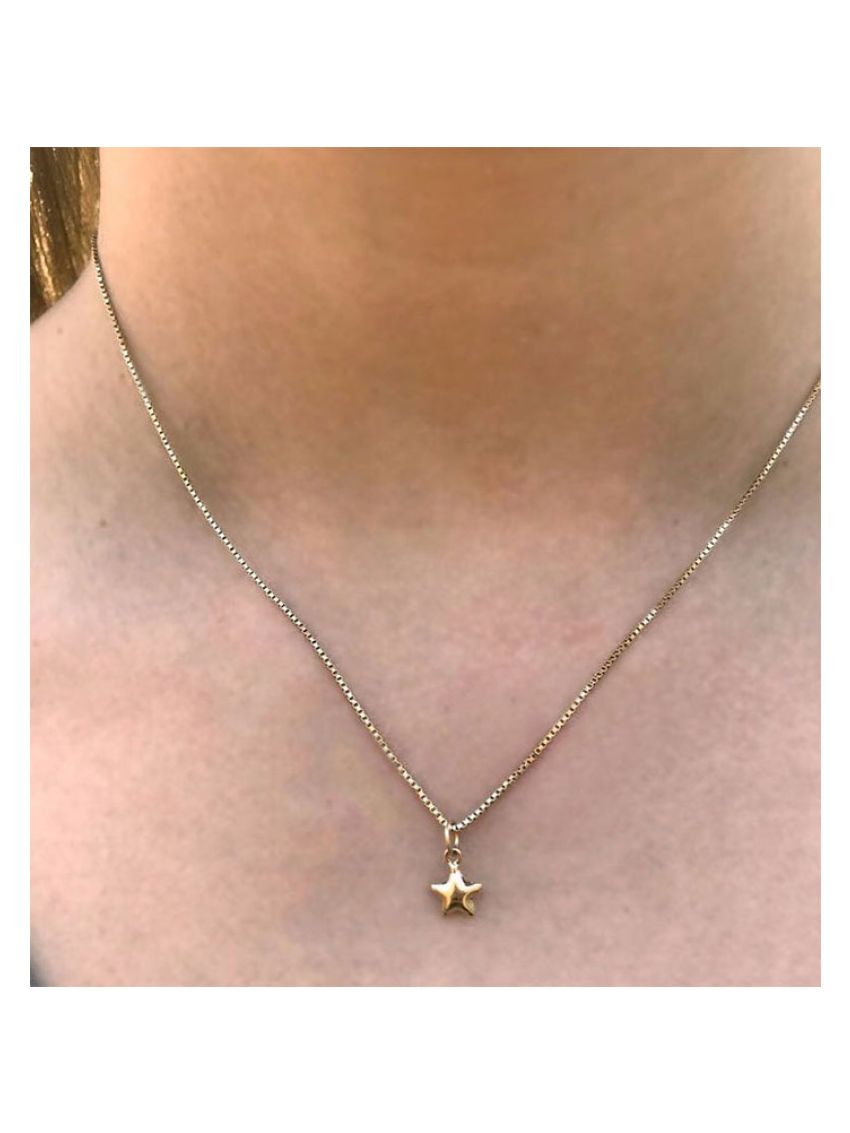 Pingente de Ouro 18k Estrela