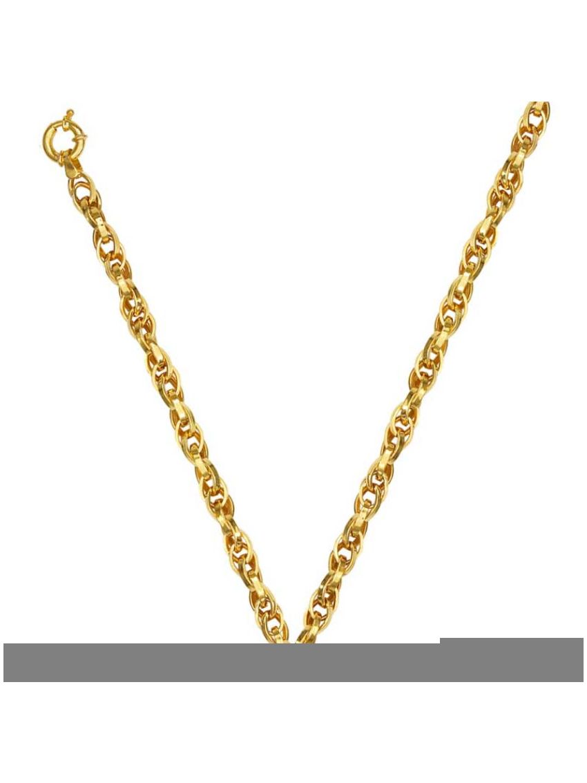 Corrente de Ouro Golden Slim 45 cm 