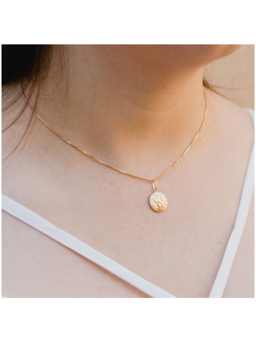 Pingente de Ouro São Bento Médio