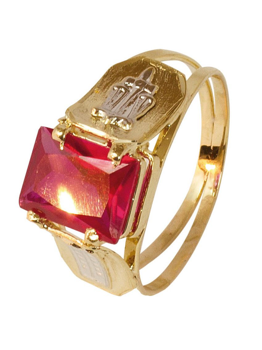 Anel de Formatura Ouro 18k An014