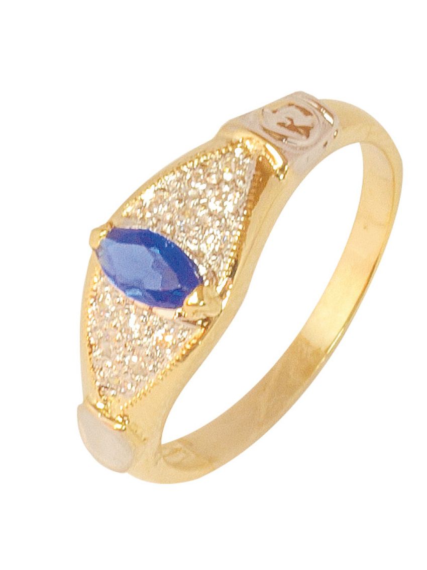 Anel de Formatura Ouro 18k An027