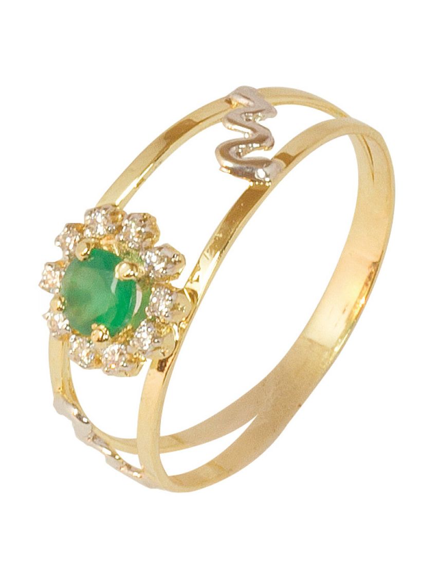 Anel de Formatura Ouro 18k An033