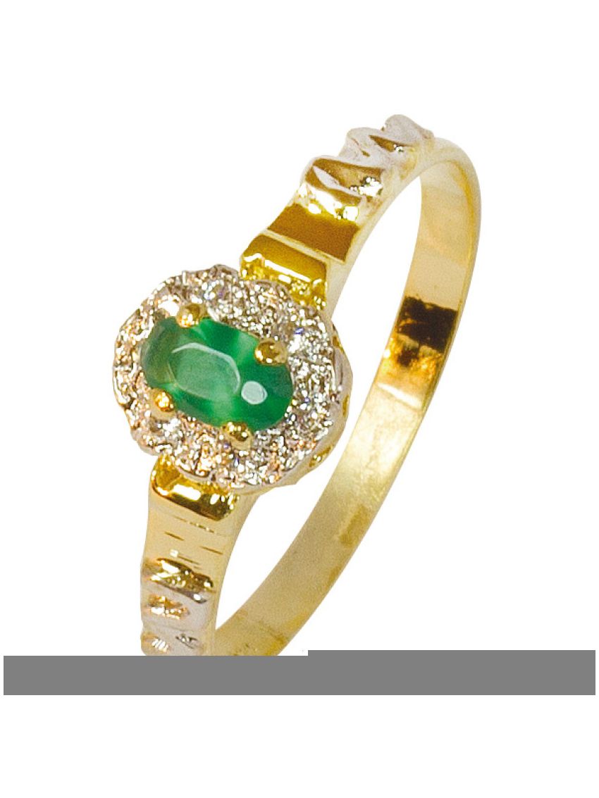 Anel de Formatura Ouro 18k An038