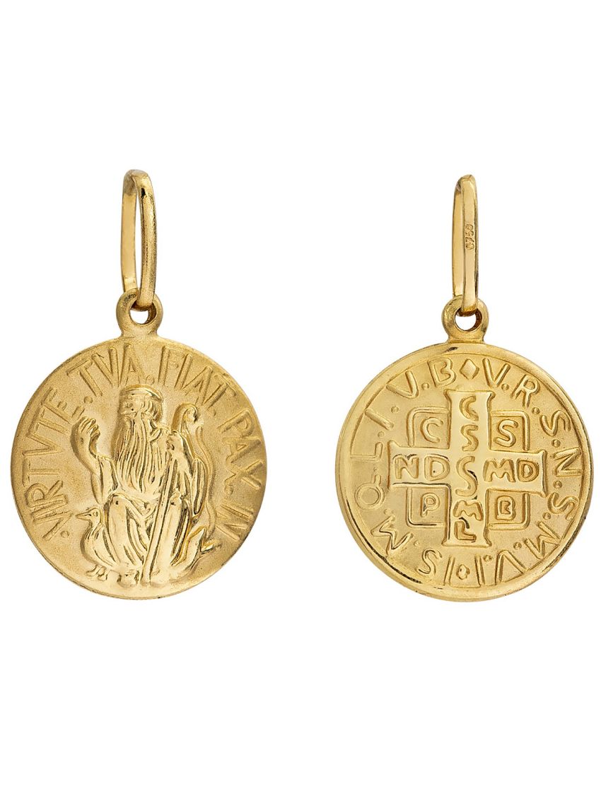 Pingente de Ouro São Bento Médio