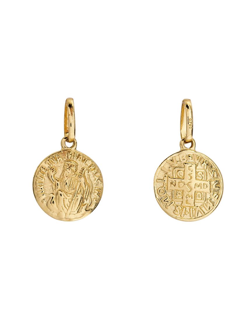 Pingente de Ouro São Bento Pequeno