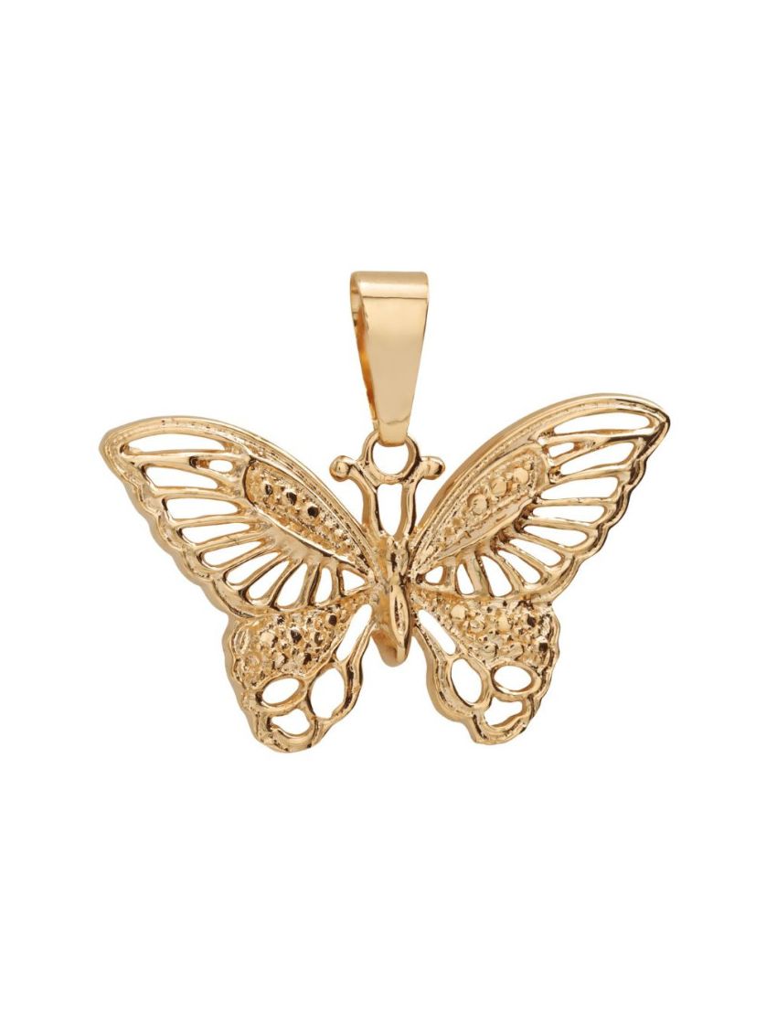 Pingente Feminino de Ouro 18k Borboleta
