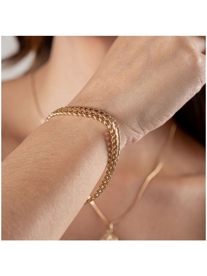 Pulseira Feminina Ouro 18k Lacraia
