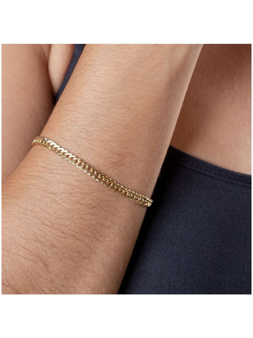 Pulseira Feminina de Ouro 18k Romana Nil