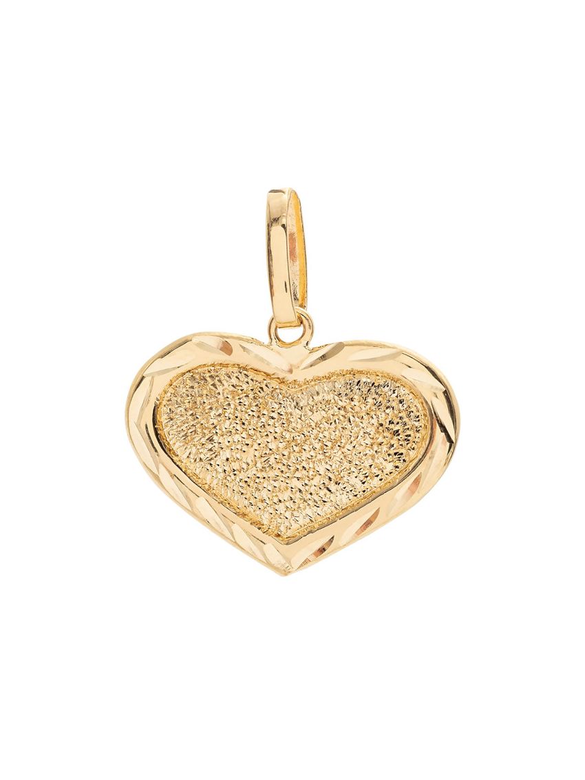 Pingente de Ouro 18k Coração Charme