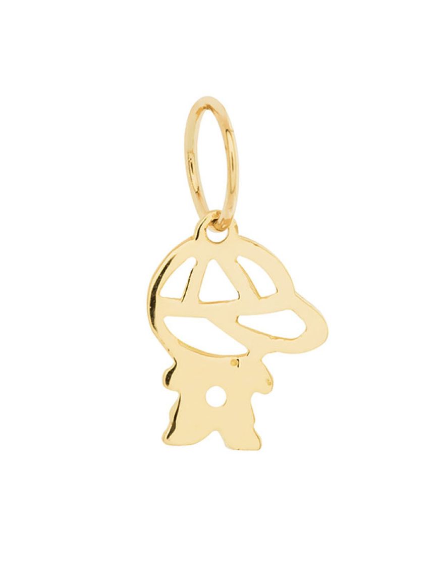 Pingente de Ouro Amarelo 18k Menino Pequeno