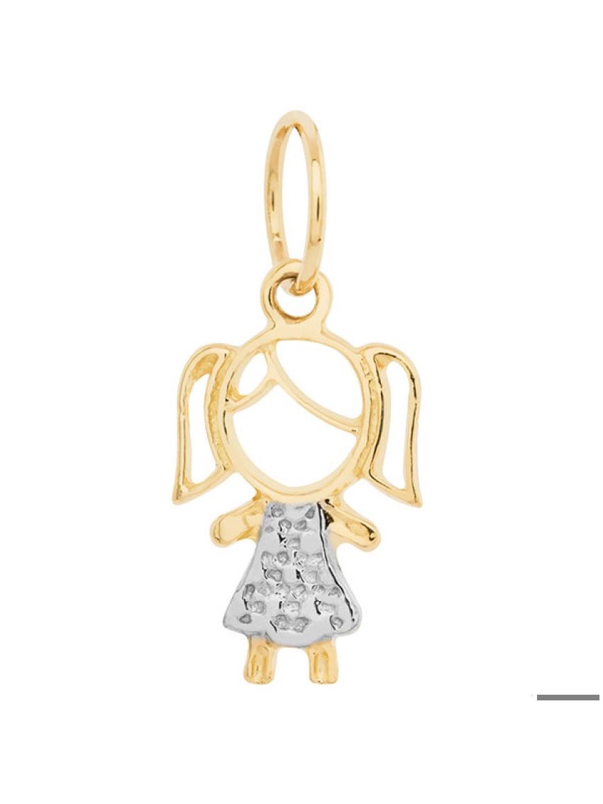 Pingente de Ouro Menina