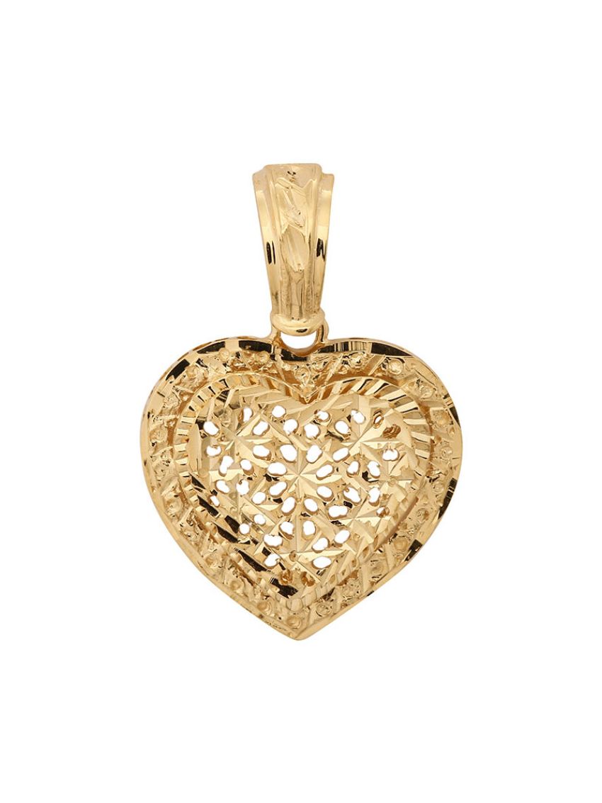 Pingente de Ouro Coração Cuore Bello