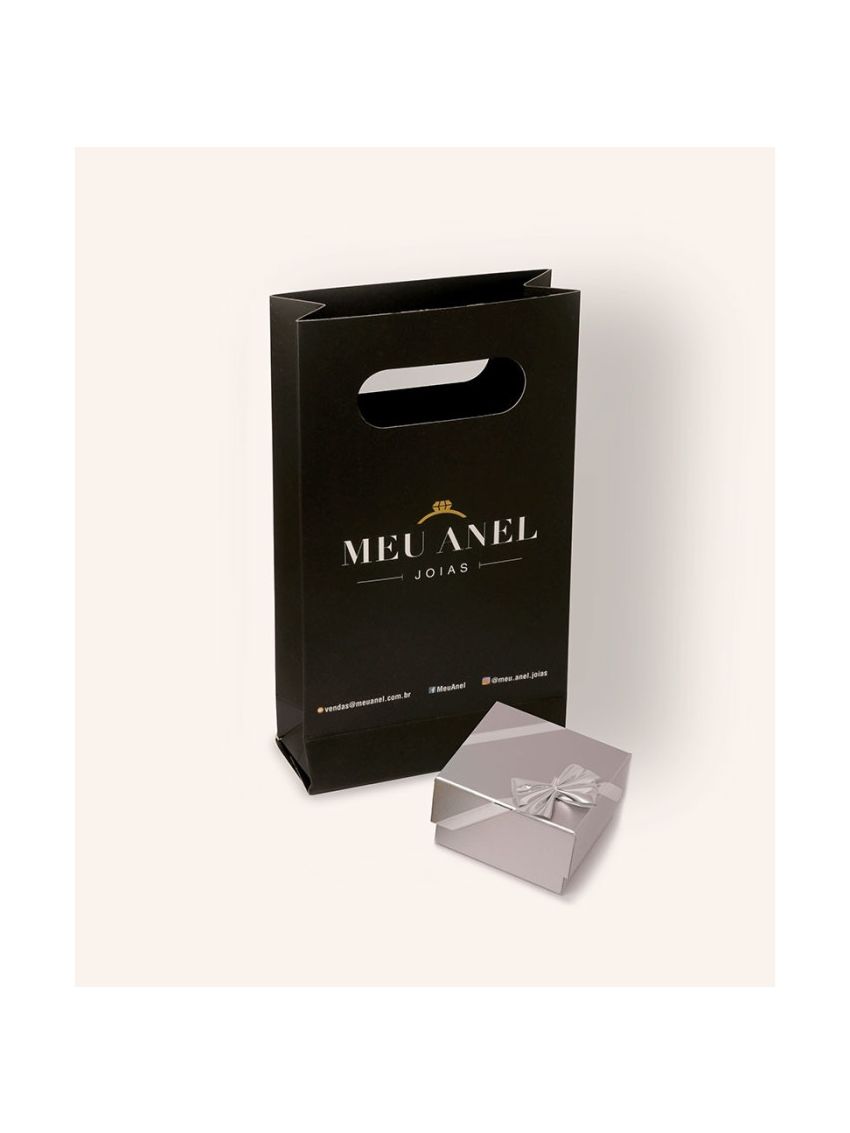 Brinco De Ouro 18k com Zircônia Colore Di Pietra