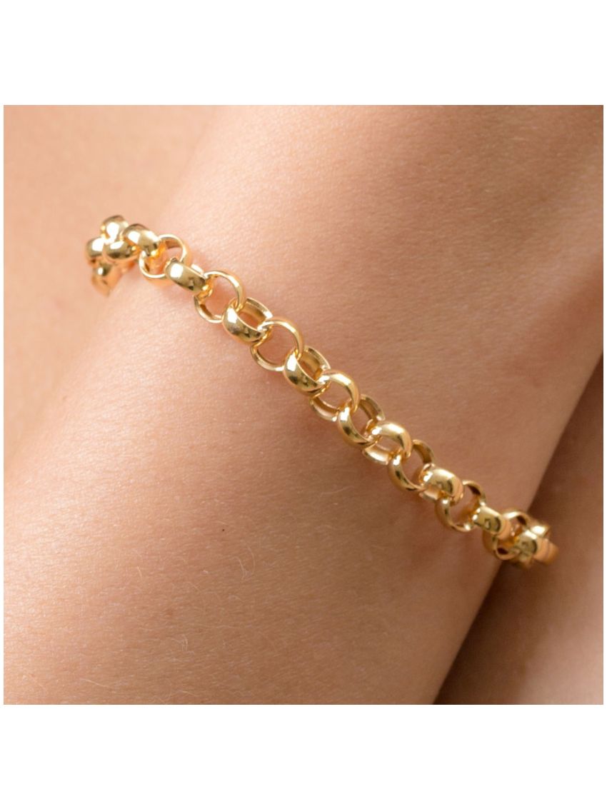 Pulseira de Ouro 18k Portuguesa 5 Gramas