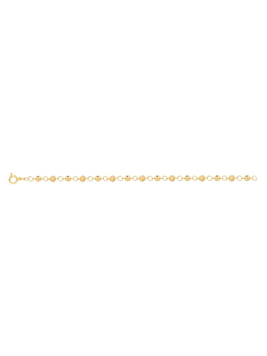 Pulseira de Ouro 18k Portuguesa Balle 5mm