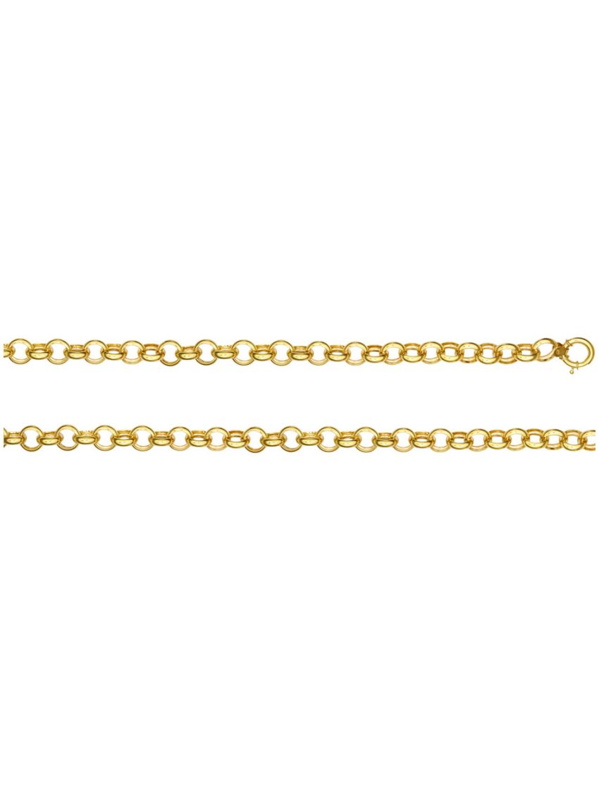 Pulseira de Ouro 18k Portuguesa Média