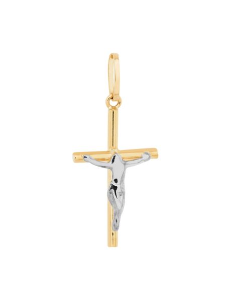 Pingente de Ouro 18k Crucifixo 