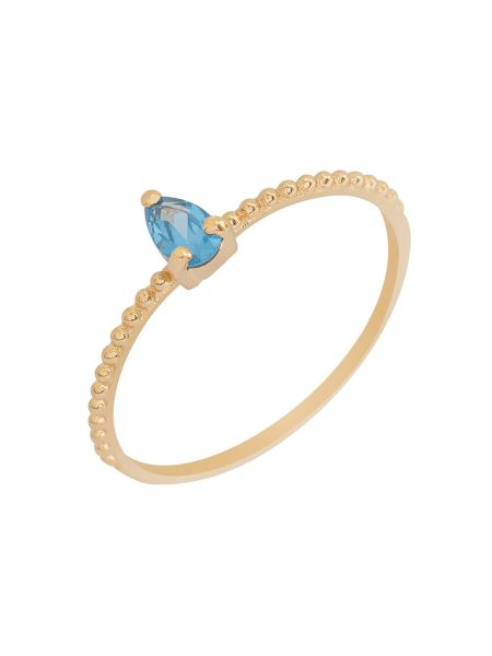Anel Feminino de Ouro 18k Gota