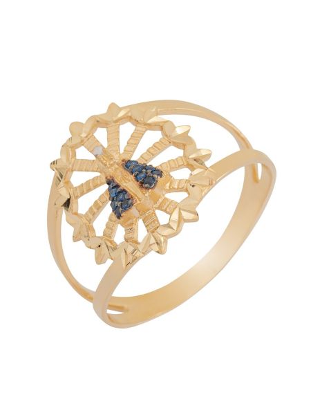Anel Feminino de Ouro 18k Nossa Senhora
