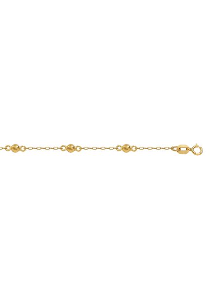 Pulseira de Ouro18k Infantil Bola