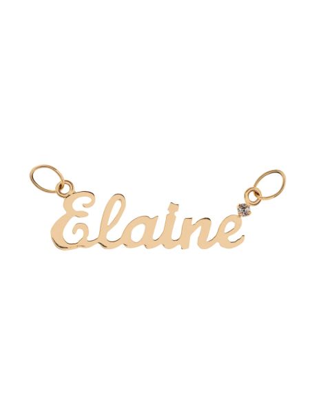 Pingente de Ouro 18k Nome