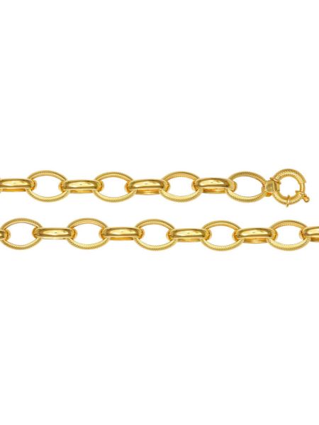 Pulseira de Ouro 18k Mooie Ovale