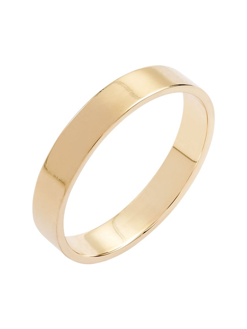 Aliança de Ouro 18k Reta 3.70mm 3g