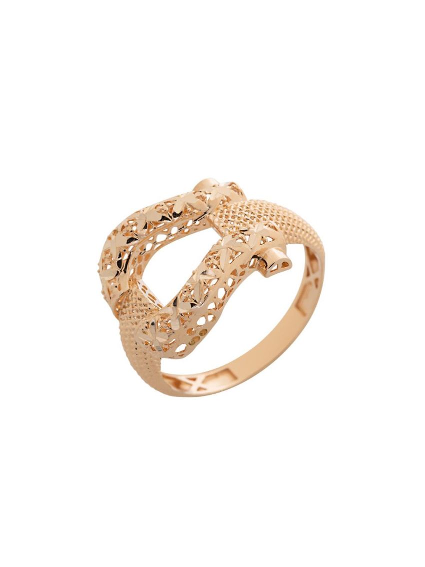 Anel Feminino de Ouro 18k Ferradura