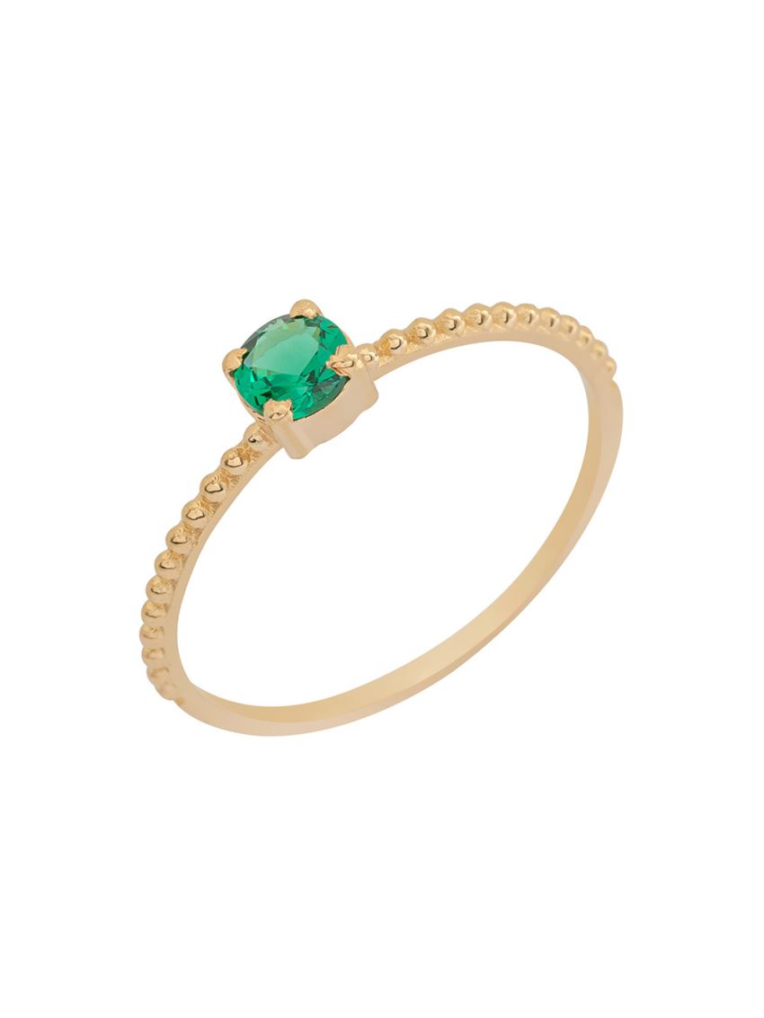 Anel Feminino de Ouro 18k Redondo