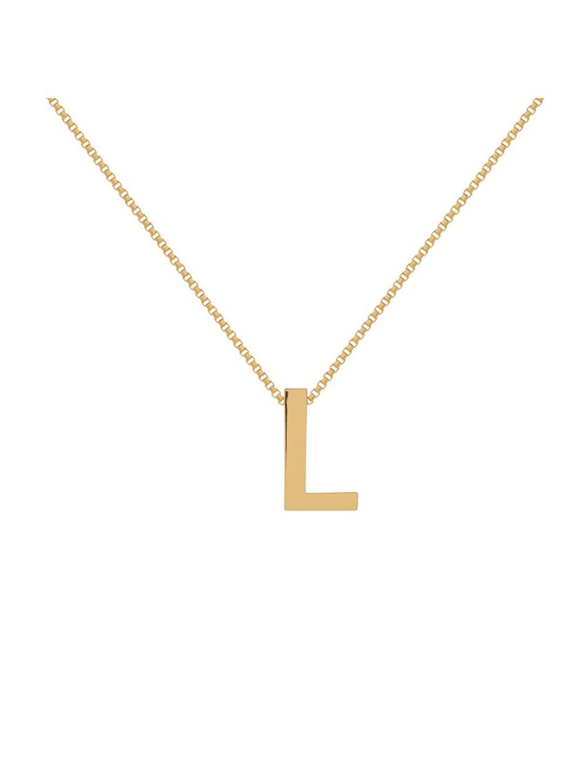 Corrente Veneziana c/ Pingente de Ouro 18k Letra