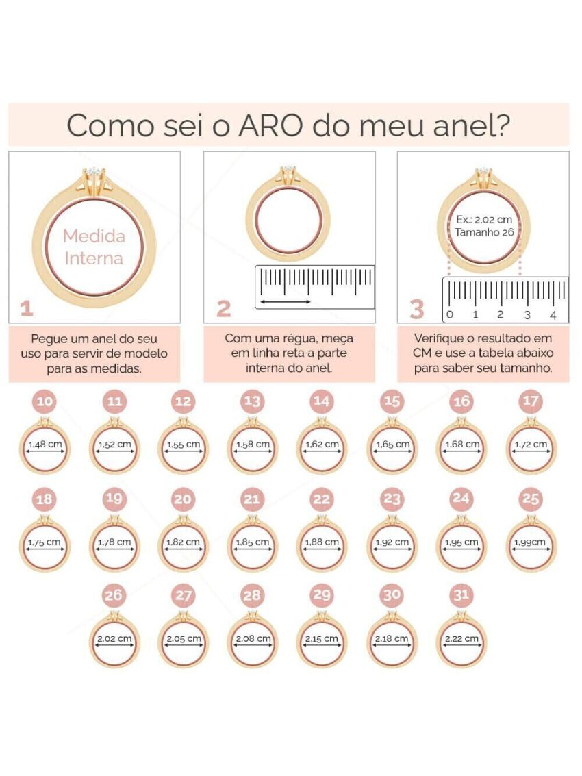 Meia Aliança de Ouro 18k com Brilhantes